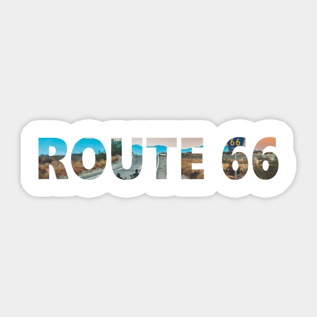 route 66 Sticker by ivox